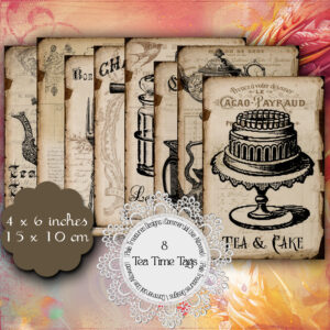 8 Tea Time Tags